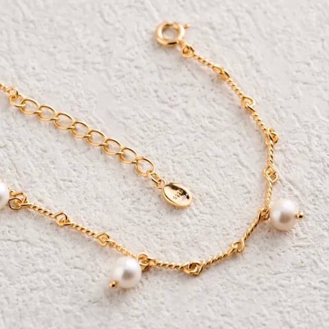 【Lapela】繩索上的精靈手鍊/金