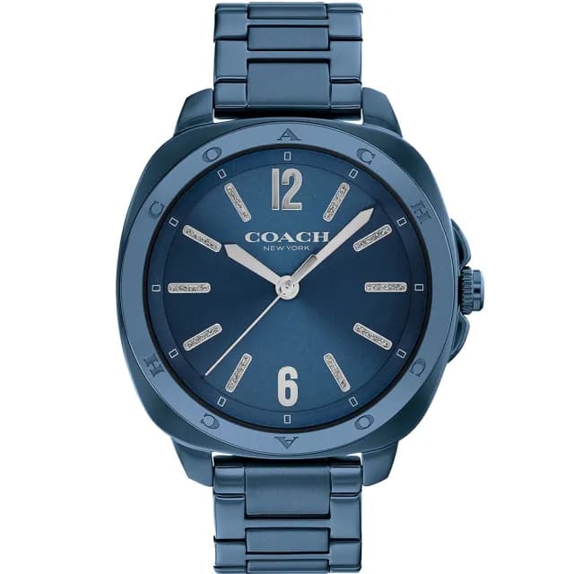 【COACH】官方授權C2 Kitt 時尚簡約現代手錶 中性錶-38mm-贈高級9入首飾盒(CO14504476)