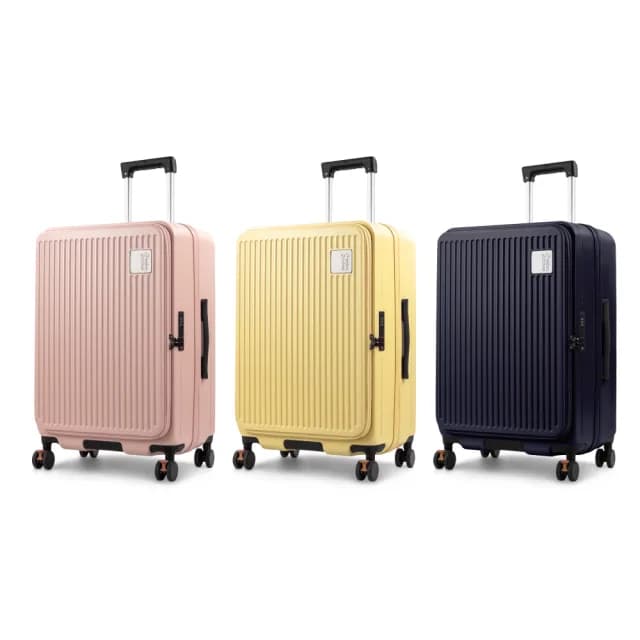 【American Explorer】29吋 前開式行李箱 可擴充 剎車飛機輪 雙層拉鏈 上掀式 TSA海關鎖 CF8 旅行箱