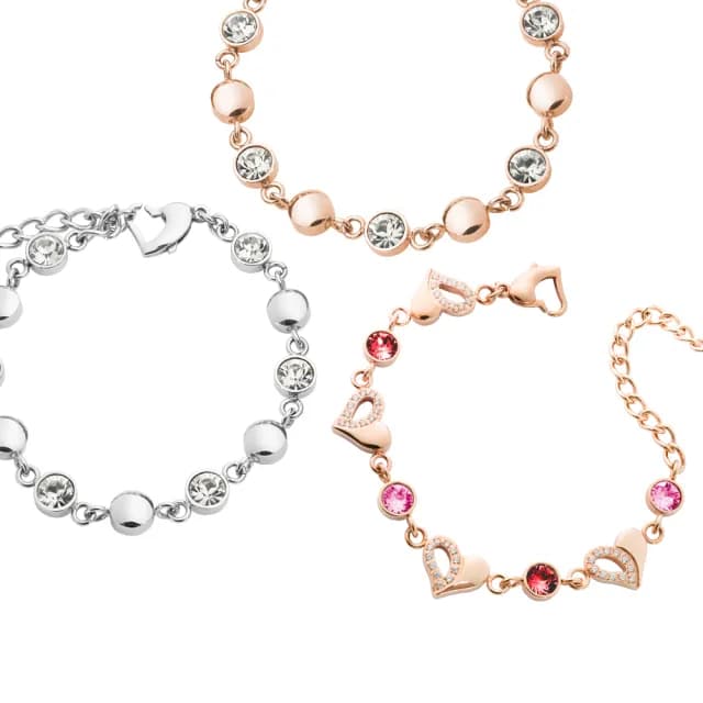 【&MORE 愛迪莫】Galaxy Shining健康手鍊(玫瑰金/白鋼/能量/鈦鍺/遠紅外線)