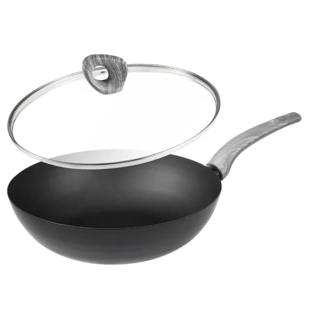 【CorelleBrands 康寧餐具】WORLD KITCHEN 深炒拿鐵鍋30cm-含蓋(台灣製造)