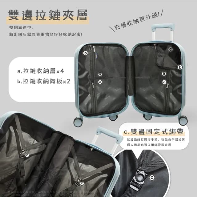 【American Explorer】快倉 20吋 速達 頂級YKK拉鍊 雙排輪 冰淇淋/雪糕箱 QT5 旅行箱 行李箱 登機箱