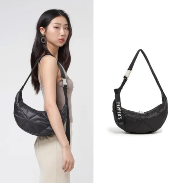 【PEPPER’S】9款任選 韓系簡約29折up 輕量尼龍/真皮斜背包(真牛皮 彎月包 手提包 零錢包 肩背包 男女包)