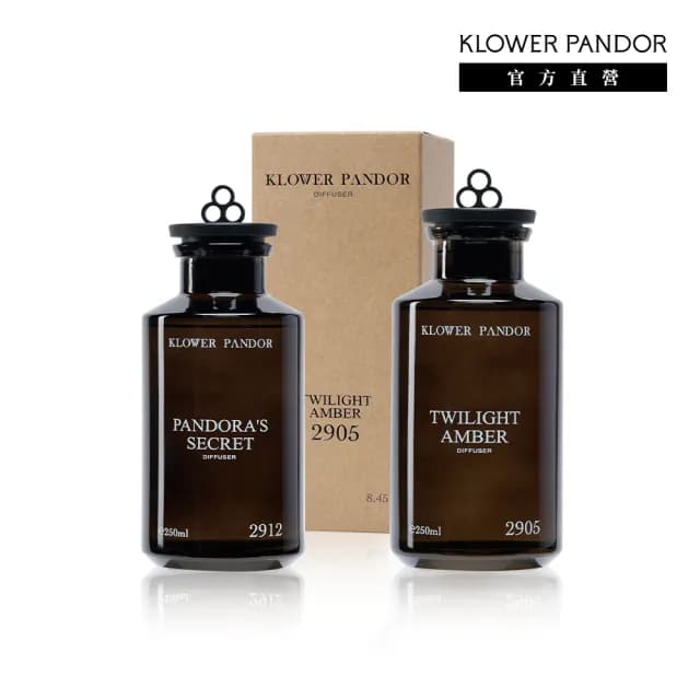 【KLOWER PANDOR】KP記憶香氛 沉浸式空間擴香瓶250ml-2入組(多款任選)