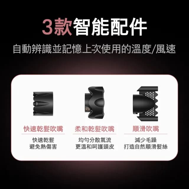 【dyson 戴森】HD17 Supersonic r 精準造型 輕量吹風機(山櫻粉 限定色)