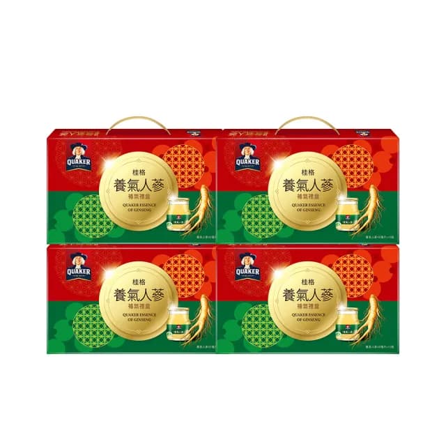 【QUAKER 桂格】買一送一★養氣人蔘滋補液禮盒42mlx10入(2盒1組/買1組送1組共4盒/雙11特談/1111campaign)