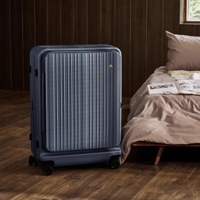 【ALLEZ 奧莉薇閣】速達 29吋 掀旅箱 前開式 大容量可擴充行李箱(AVT21129)