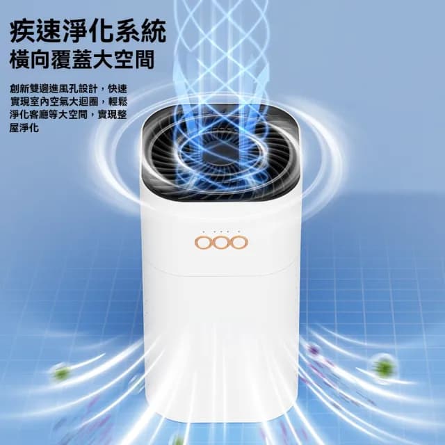 【Felsted 菲仕德】空氣淨化器 空氣清淨機 消毒殺菌機(負離子空氣淨化 家用除二手菸 除甲醛/消毒/除異味)