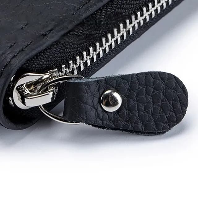 【LEEHER】雙11 女生錢包/多卡位大容量錢夾/三色拉鍊錢包/長夾/真皮手拿包/長款錢包