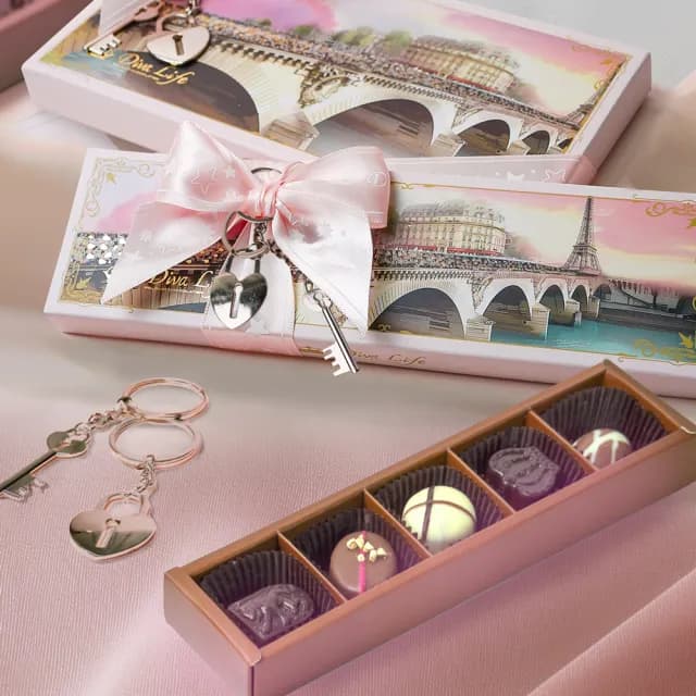 【Diva Life】聖誕胡桃鉗 銀饌5入比利時夾心巧克力禮盒(交換禮物)