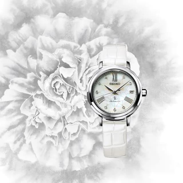 【SEIKO 精工】Lukia系列 銀座 25周年紀念 真鑽機械腕錶 畢業禮物 送禮 推薦(SPB133J1/6R35-00N0W)
