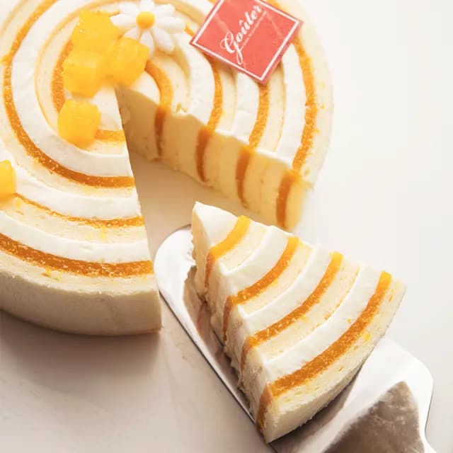 【Gouter 雅培米堤】香橙乳酪 6吋(｜生日蛋糕｜下午茶｜點心｜不附提袋)