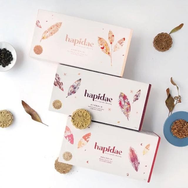 【hapidae】茶香杏仁餅 桂花烏龍、日月潭奶茶、蜜香紅茶 22g*10入(伴手禮推薦、茶食送禮首選、它好好)