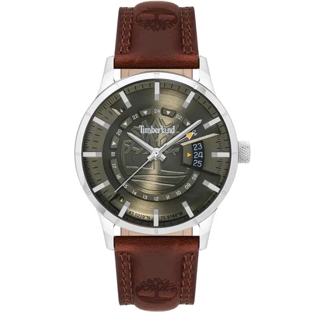 【Timberland】文藝時尚兩地時間手錶-42mm 禮物 送禮 推薦(TDWGB2201502)
