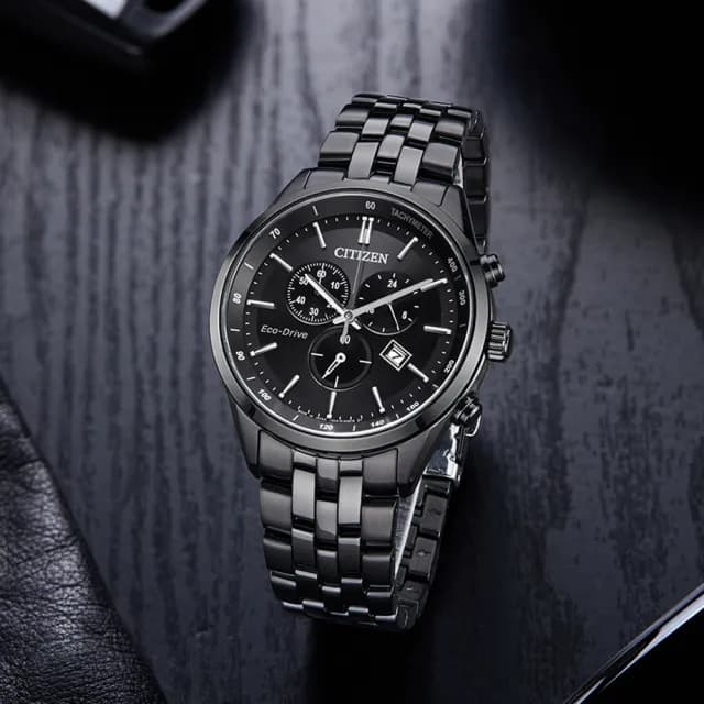 【CITIZEN 星辰】GENTS系列 光動能計時腕錶 畢業禮物 送禮 推薦(AT2145-86E)