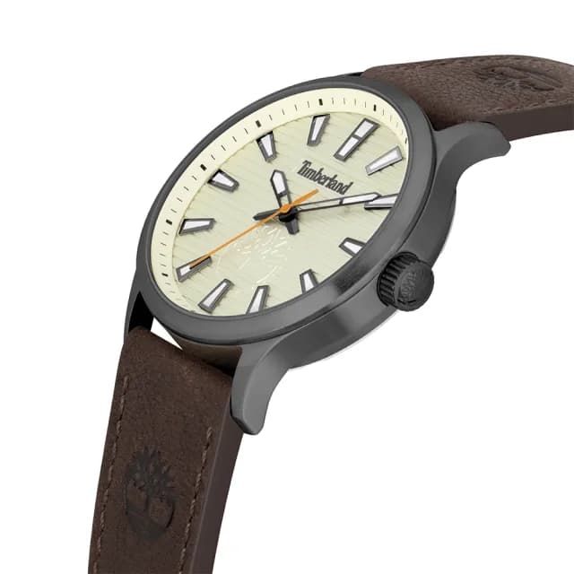 【Timberland】天柏嵐 極簡紳士手錶-香檳金/45mm 禮物 送禮 推薦(TDWGA2152004)