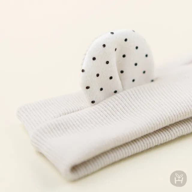 【Happy Prince】韓國製 Creamy熊熊嬰兒童髮飾+花瓣圍兜2件組(女童頭花口水巾)