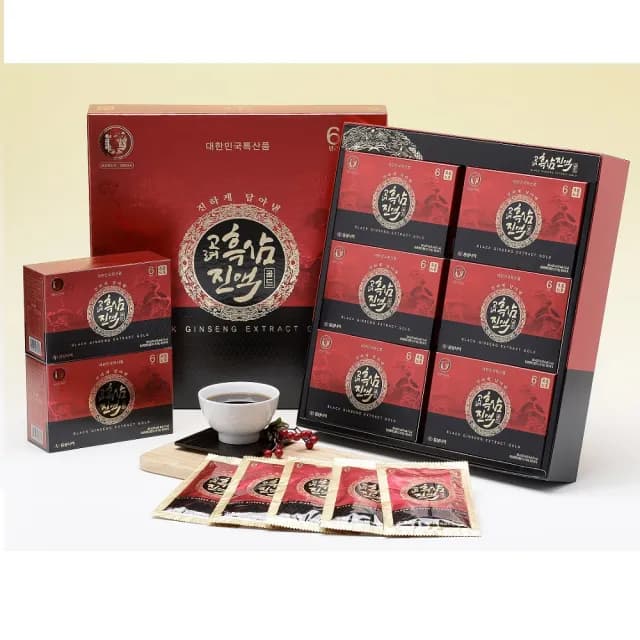 【金蔘】6年根高麗黑蔘滋補液70mlx30入(韓國進口、免運費)