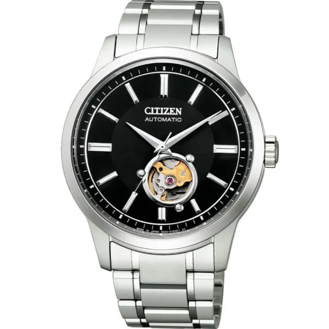【CITIZEN 星辰】經典開芯機械錶 男錶 手錶 禮物 推薦(NB4020-96E)