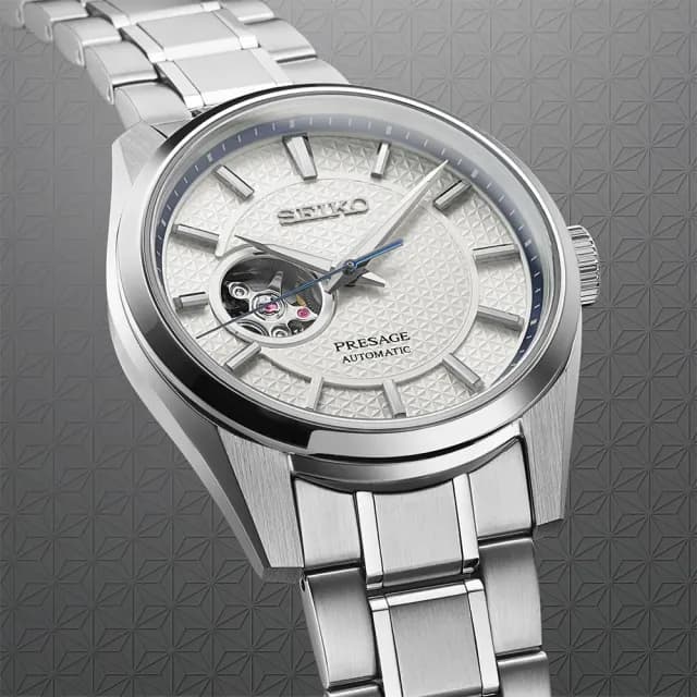 【SEIKO 精工】Presage 新銳開芯機械錶 禮物 送禮 推薦(SPB309J1/6R38-00A0S)