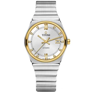 【TITONI 梅花錶】動力系列 超薄機械腕錶 畢業禮物 送禮 推薦(83751SY-629)