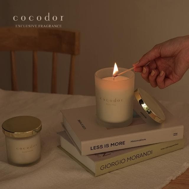 【cocodor】小型融燭燈+大豆蠟燭130g(多款任選/官方直營/融蠟燈/禮盒/送禮)