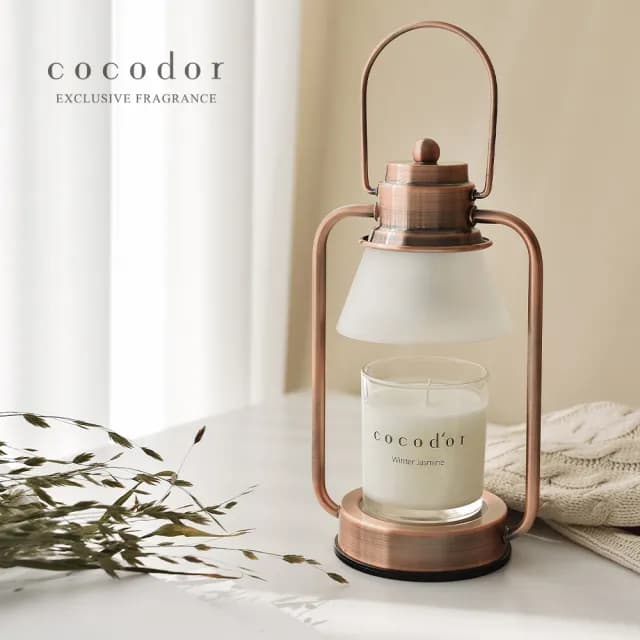 【cocodor】小型融燭燈+大豆蠟燭130g(多款任選/官方直營/融蠟燈/禮盒送禮)
