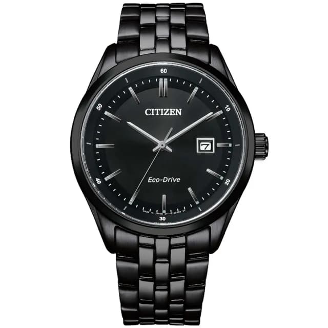 【CITIZEN 星辰】GENTS系列 紳士黑 光動能腕錶 父親節 禮物 送禮 推薦(BM7565-80E)