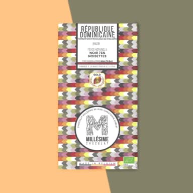 【Millesime】多明尼加75%黑巧克力-榛果