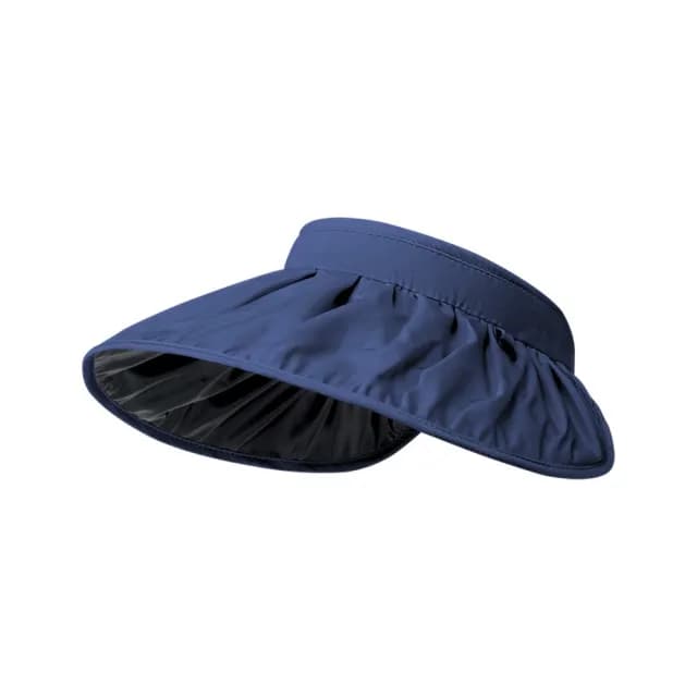 【米蘭精品】現貨+預購 空頂帽防曬帽(遮陽黑膠貝殼帽女帽子母親節禮物5色74cp10)