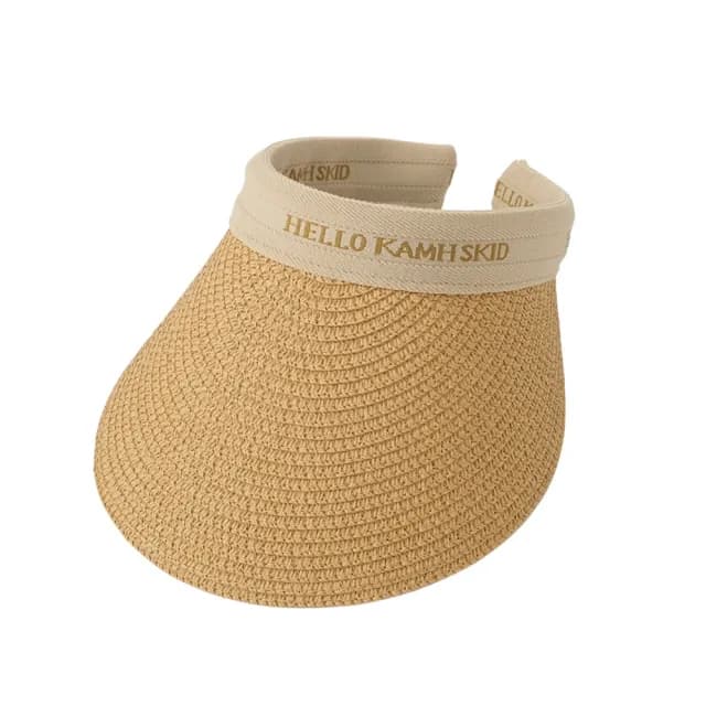 【米蘭精品】現貨+預購 空頂帽防曬帽(草編鴨舌大簷遮陽女帽子母親節禮物6款74cp3)