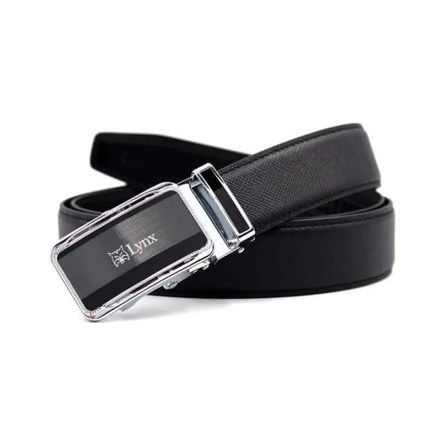【Lynx】義大利頂級細格子紋牛皮LY11-8372-99(經典高雅皮帶 生日禮 訂婚 送禮)