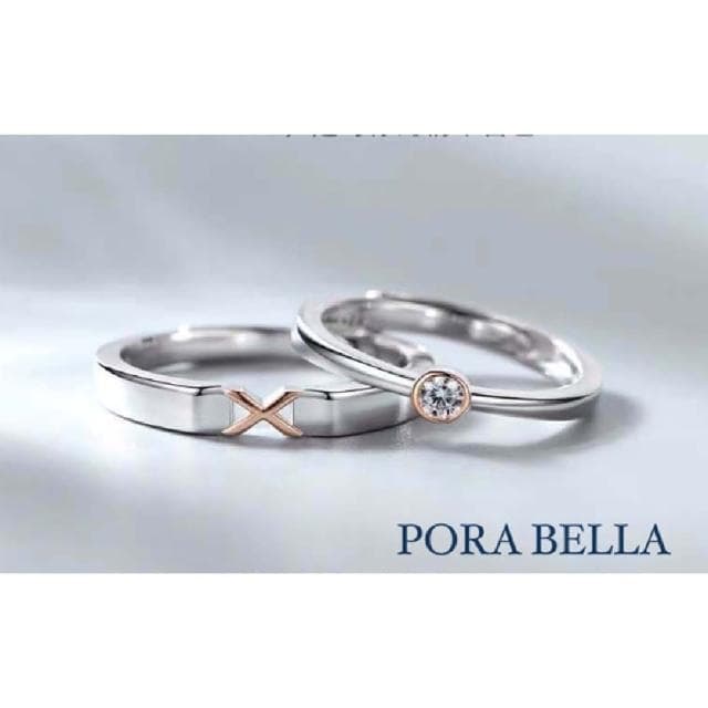 【Porabella】925純銀對戒 xoxo男女情侶對戒 情人節禮物可調開口式對戒 Couple Rings