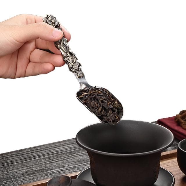 【PUSH!】品茗喝茶具三君子茶夾茶刀茶勺茶道配件(茶具立體雕花三件套T13-4)