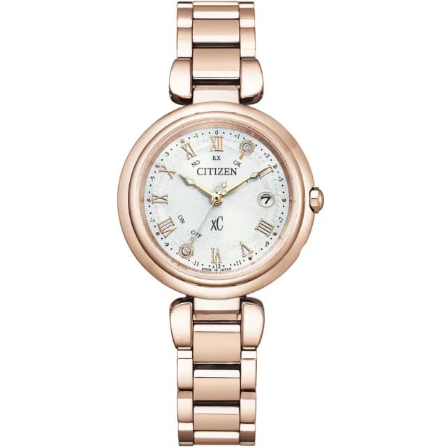 【CITIZEN 星辰】xC  Eco-Drive  光動能 鈦金屬 時尚電波錶 女錶 禮物 推薦(ES9464-52B)