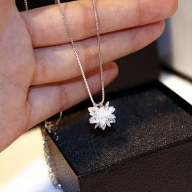【米蘭精品】現貨+預購 玫瑰金項鍊水晶吊墜(歐美經典閃亮情人節生日聖誕節交換禮物女飾品73jp16)