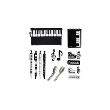 【KM MUSIC】音符造型文具組 音樂造型文具組 音符造型(文具組 文具團購 文具 禮物 生日禮物 獎品)