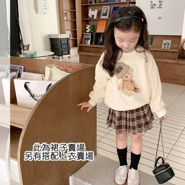 【橘魔法】經典格子學院風百褶裙(半身裙 格子裙 裙子 大童 校園 表演 學生服裝 女童 童裝)
