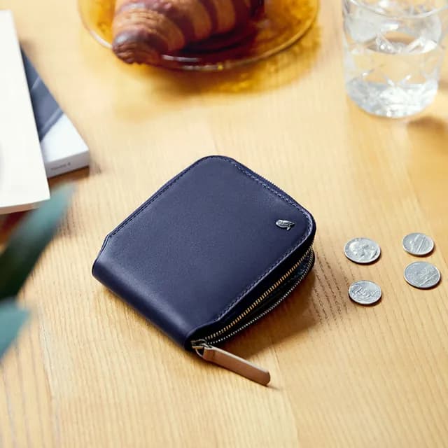 【Bellroy】Zip 拉鍊皮夾 短夾 零錢包 卡片收納包 RFID防盜 禮物 送禮 推薦(深海藍)