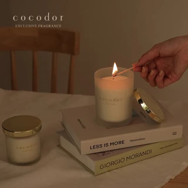 【COCODOR】大豆蠟燭220g(大/多款任選/官方直營)