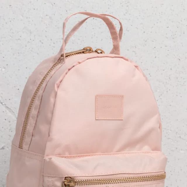 【Herschel】情人節禮物 Nova Mini 迷你 輕量 帆布 似尼龍 金拉鍊 日常 女生 背包 小包 女包 小後背包 後背