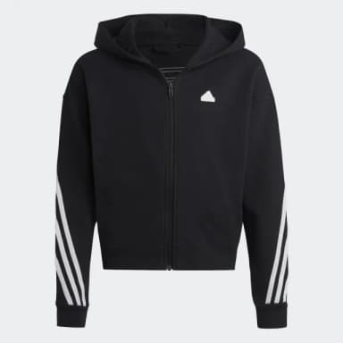 【adidas 官方旗艦】3-STRIPES 連帽外套 童裝 IC0118