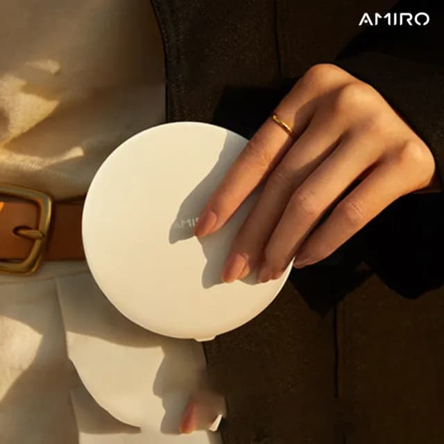 【AMIRO】LED隨身化妝鏡(隨身鏡 自拍鏡 輕巧收納  情人節禮物)
