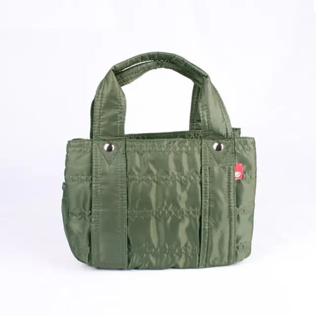 【米蘭精品】現貨+預購 手提包尼龍媽媽包 小號(多口袋好收納防水女包包母親節情人節生日禮物4色74cr7)