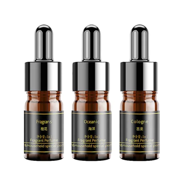 【YORI優里】3入組-太陽能香薰補充瓶10ml(古龍/海洋/桂花 高級香薰 法國香氛 空氣淨化 擴香器)
