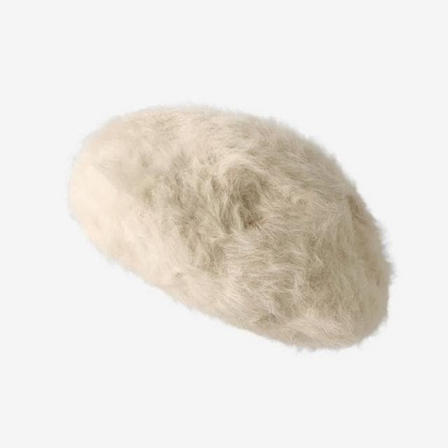 【巴黎精品】現貨+預購 貝雷帽畫家帽(加絨復古純色保暖男女帽子聖誕節情人節生日交換禮物9色p1aa68)