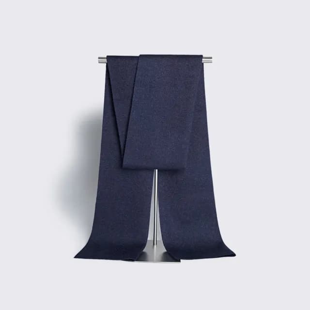 【巴黎精品】父親節禮物 圍巾針織披肩(雙面加厚保暖純色男女配件聖誕節情人節生日禮物5色p1aa56)