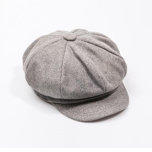 【巴黎精品】現貨+預購 貝雷帽報童帽(復古純色毛呢八角帽男女帽子聖誕節情人節生日交換禮物3色p1aa74)