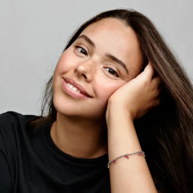 【Pandora 官方直營】新春吉祥鞭炮 Pave Bars 手鏈-絕版品