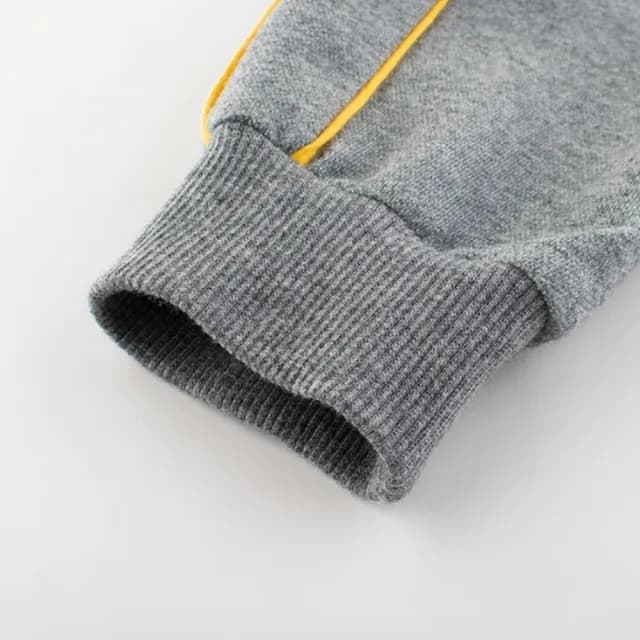 【橘魔法】雙滾邊縮口運動褲(男童 長褲 棉褲 縮口褲 褲子 童裝 兒童)